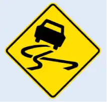 Safety Slippery Road